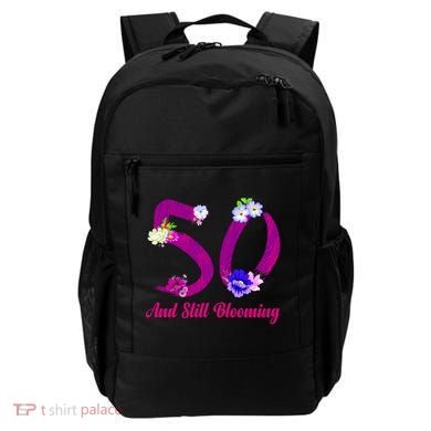 Still Blooming 50th Birthday Flowers Backpack