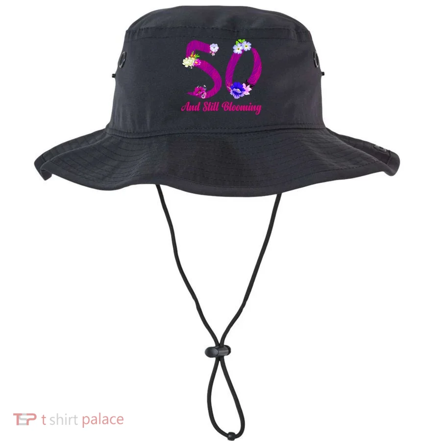 Still Blooming 50th Birthday Flowers Bucket Hat