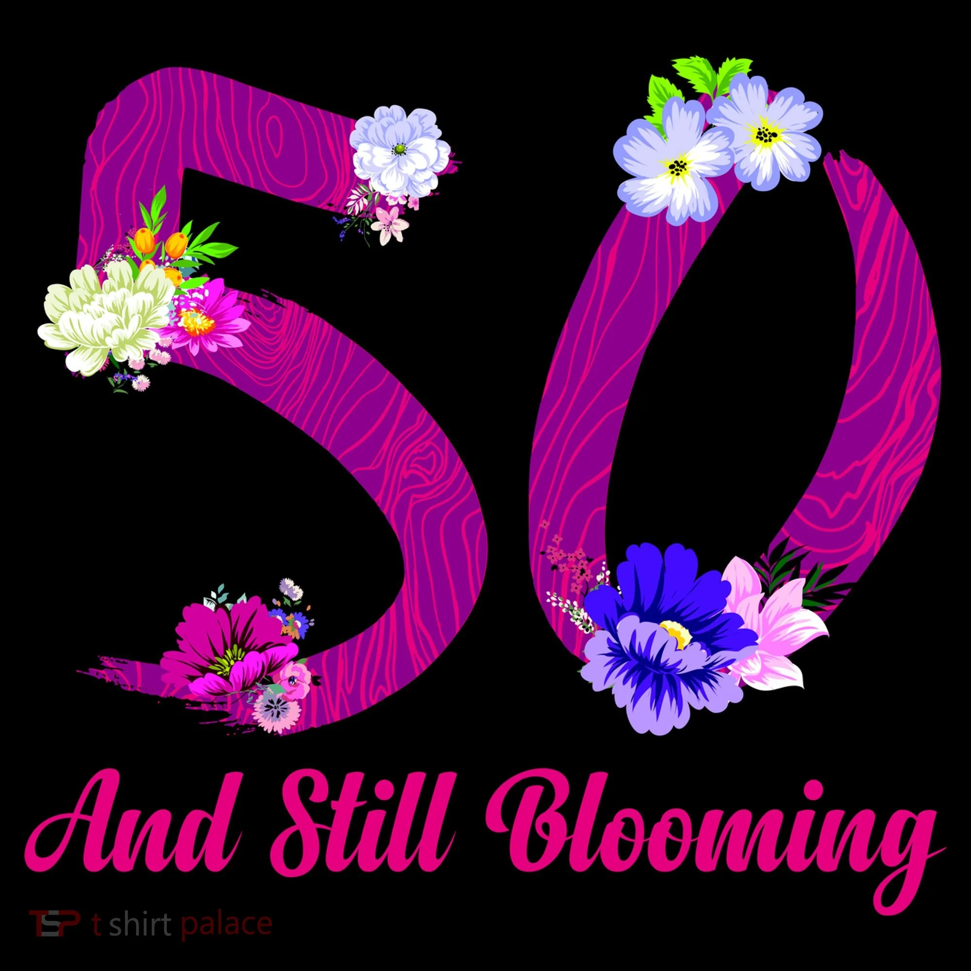 Still Blooming 50th Birthday Flowers Coffee Mug