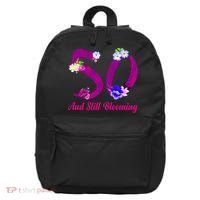 Still Blooming 50th Birthday Flowers 16 in Basic Backpack thumb 0