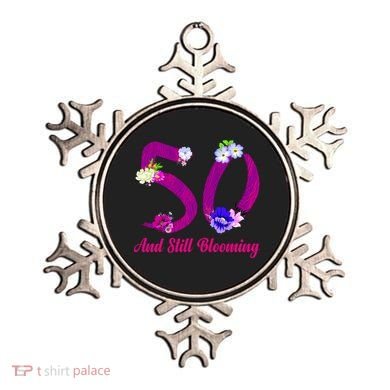 Still Blooming 50th Birthday Flowers Ornament
