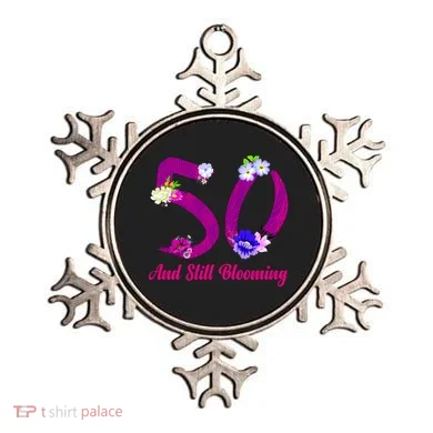 Still Blooming 50th Birthday Flowers Ornament
