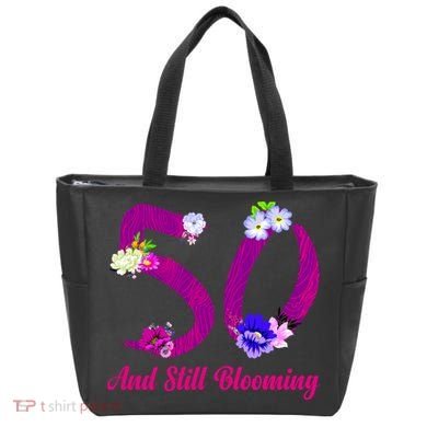 Still Blooming 50th Birthday Flowers Tote Bag