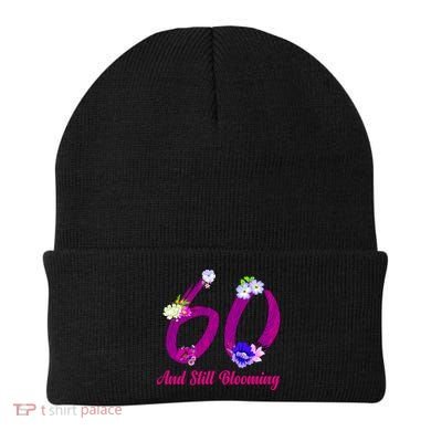 Still Blooming 60th Birthday Flowers Beanie