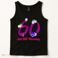Still Blooming 60th Birthday Flowers Tank Top thumb 2