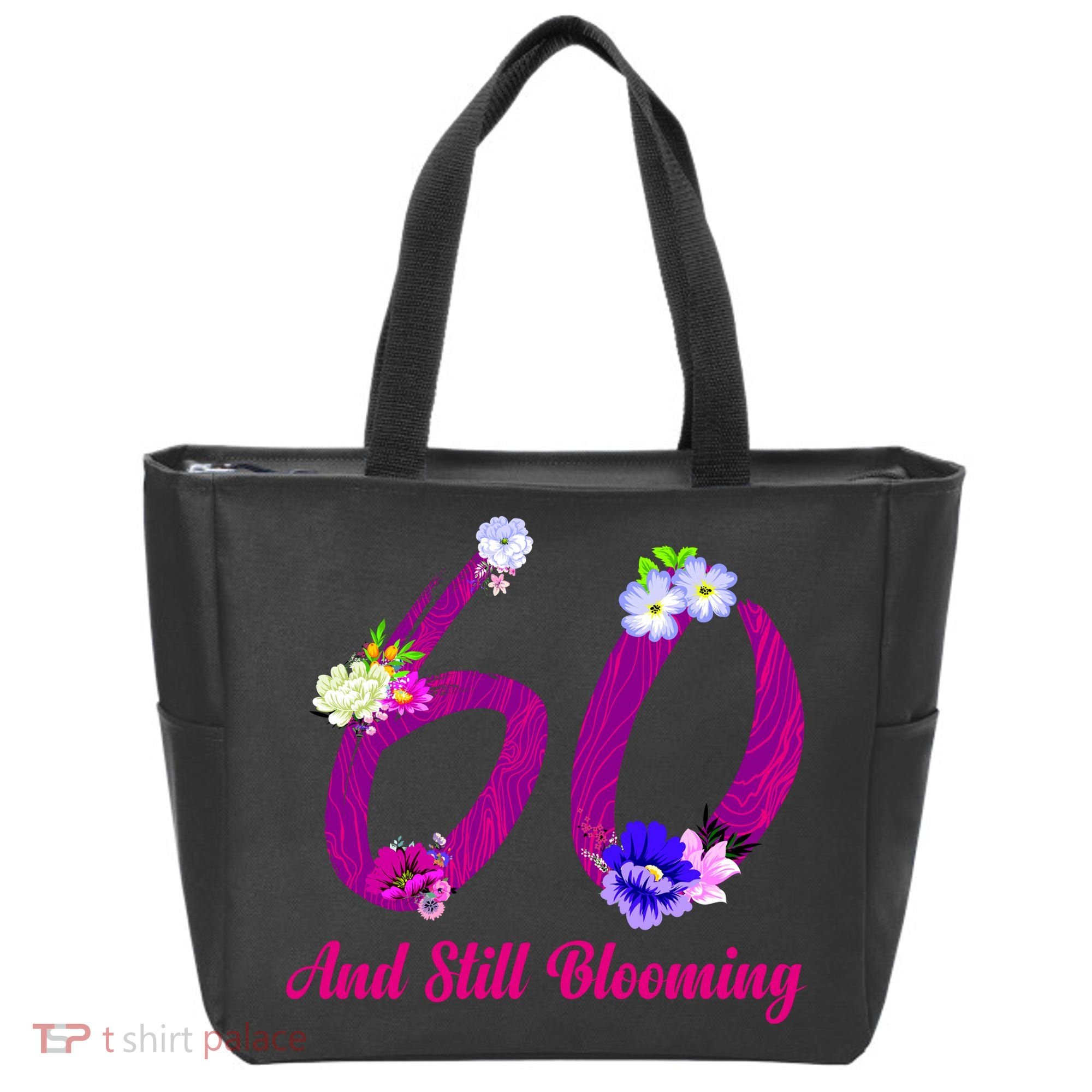 Still Blooming 60th Birthday Flowers Tote Bag