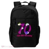 Still Blooming 70th Birthday Flowers Backpack thumb 0
