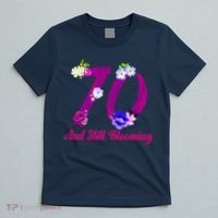Still Blooming 70th Birthday Flowers T-Shirt thumb 5