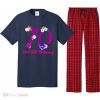 Still Blooming 70th Birthday Flowers Pajama Set thumb 0