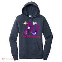 Still Blooming 70th Birthday Flowers Women's Hoodie thumb 0