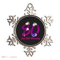 Still Blooming 80th Birthday Flowers Ornament thumb 0