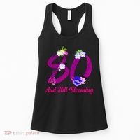 Still Blooming 80th Birthday Flowers Women's Tank Top thumb 0