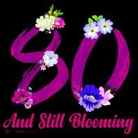 Still Blooming 80th Birthday Flowers Women's Tank Top thumb 5