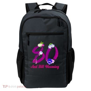 Still Blooming 80th Birthday Flowers Backpack