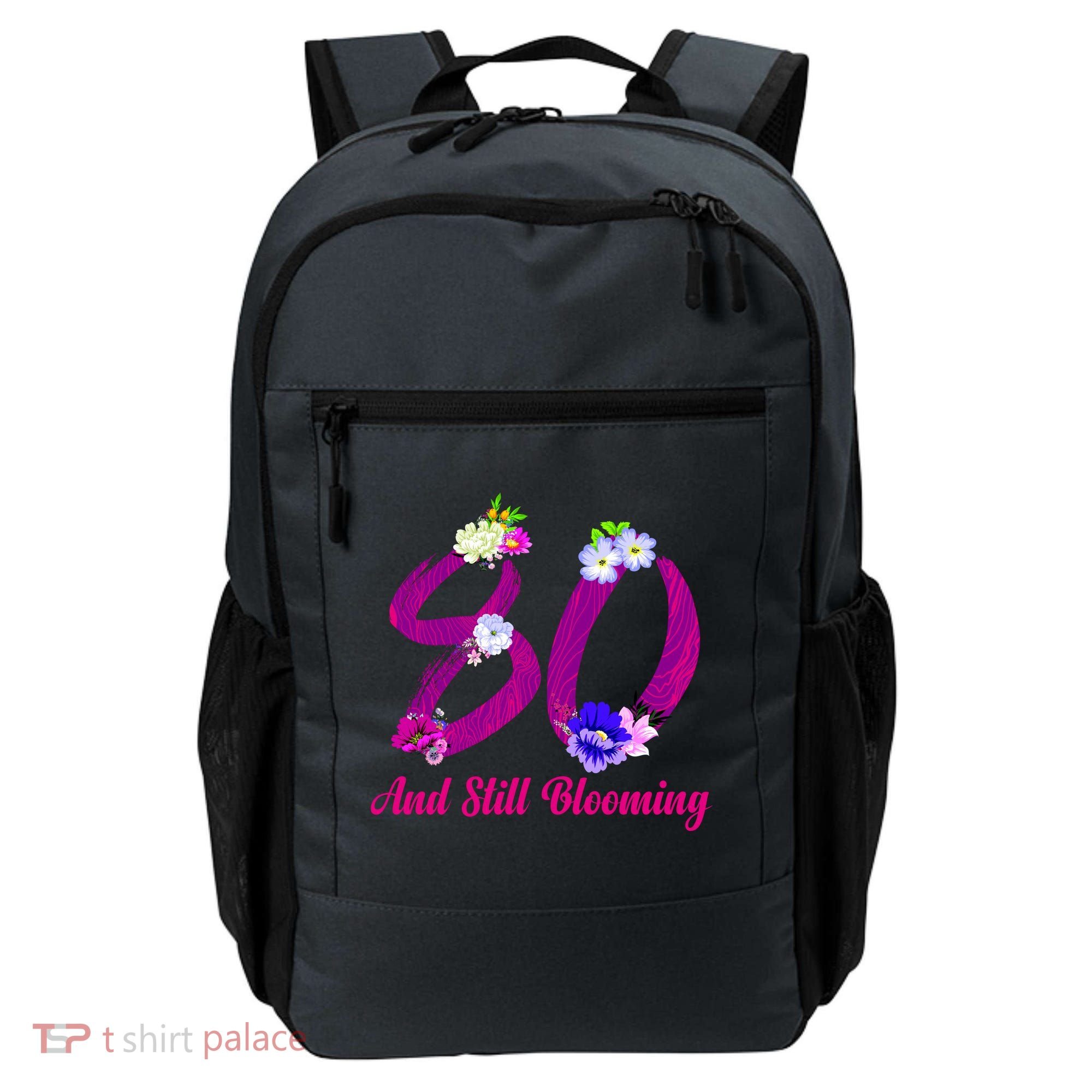 Still Blooming 80th Birthday Flowers Backpack