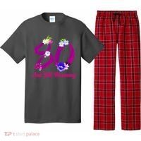 Still Blooming 80th Birthday Flowers Pajama Set thumb 0