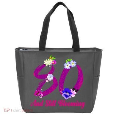 Still Blooming 80th Birthday Flowers Tote Bag