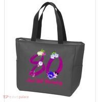 Still Blooming 80th Birthday Flowers Tote Bag thumb 3