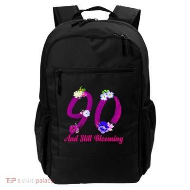Still Blooming 90th Birthday Flowers Backpack