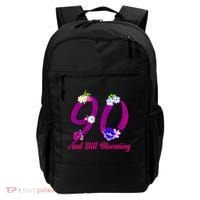 Still Blooming 90th Birthday Flowers Backpack thumb 0
