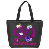 Still Blooming 90th Birthday Flowers Tote Bag thumb 0