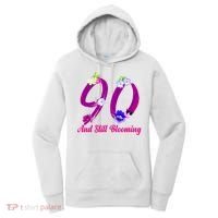 Still Blooming 90th Birthday Flowers Women's Hoodie thumb 0