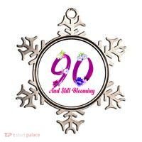 Still Blooming 90th Birthday Flowers Ornament thumb 0
