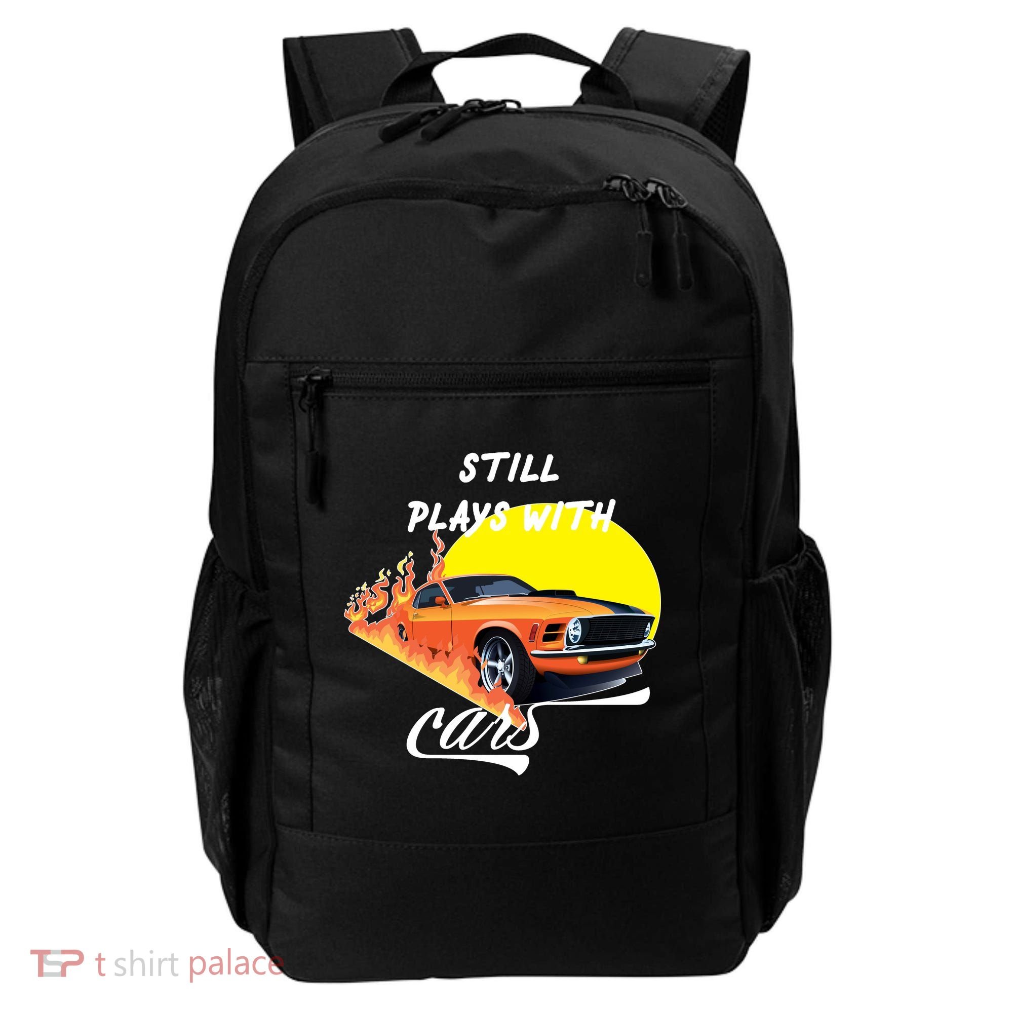 Still Plays With Cars Matching Family Backpack