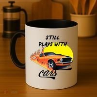 Still Plays With Cars Matching Family Coffee Mug thumb 4