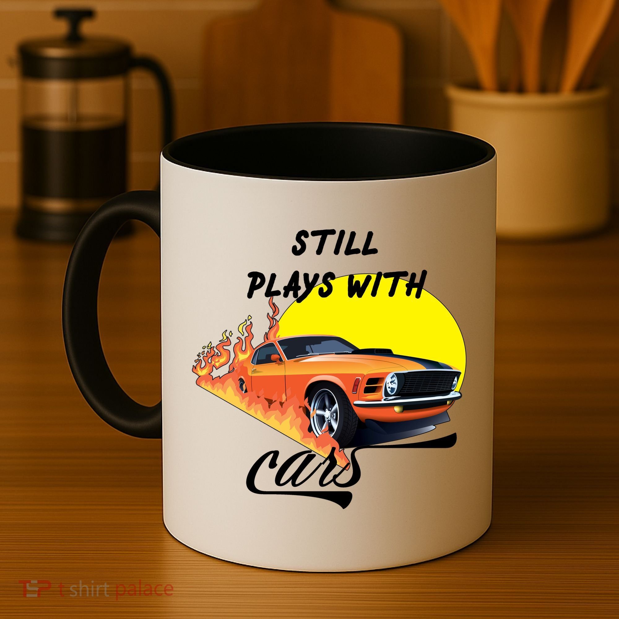 Still Plays With Cars Matching Family Coffee Mug