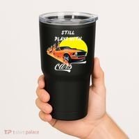 Still Plays With Cars Matching Family Tumbler thumb 2