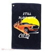 Still Plays With Cars Matching Family Golf Towel thumb 0