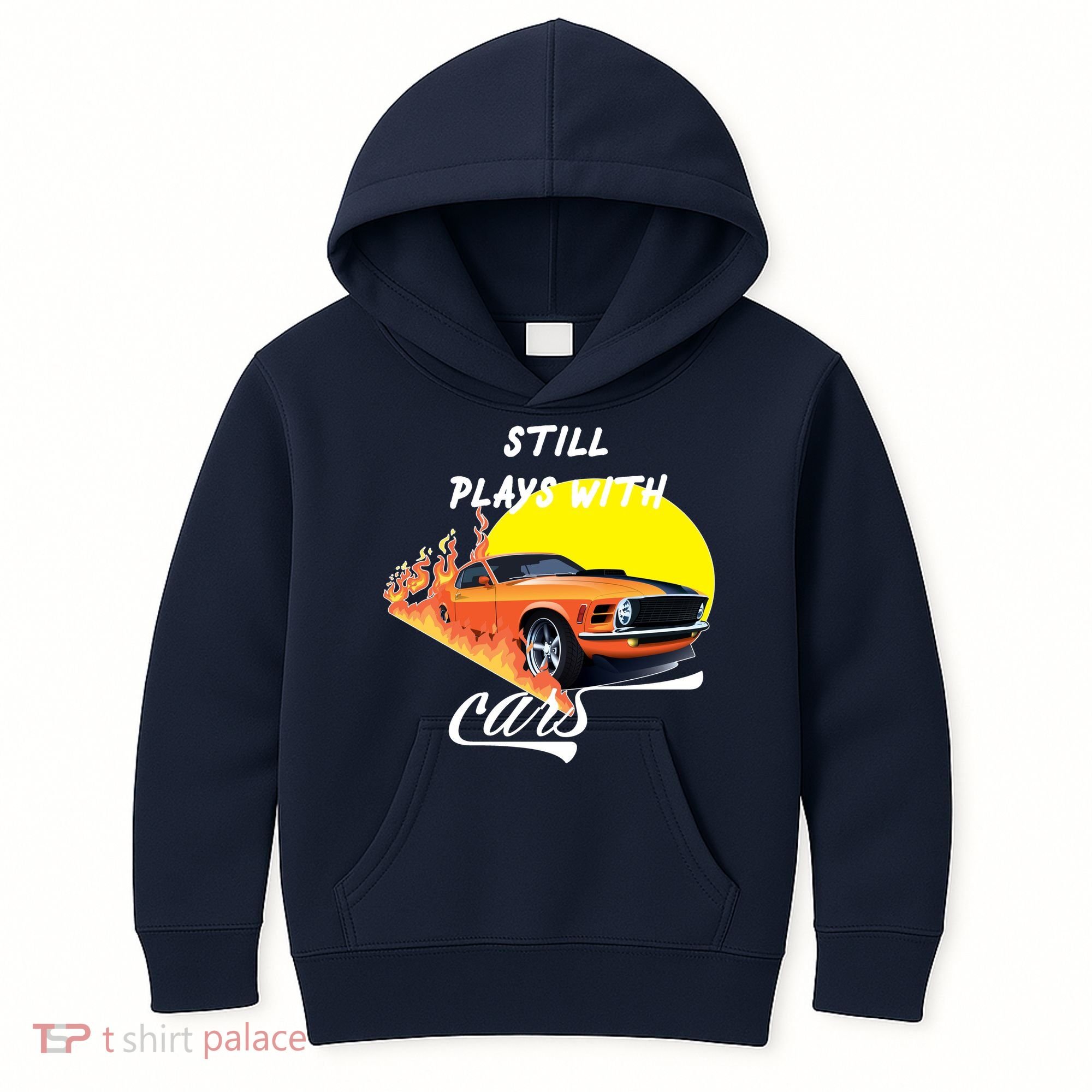 Still Plays With Cars Matching Family Kids Hoodie