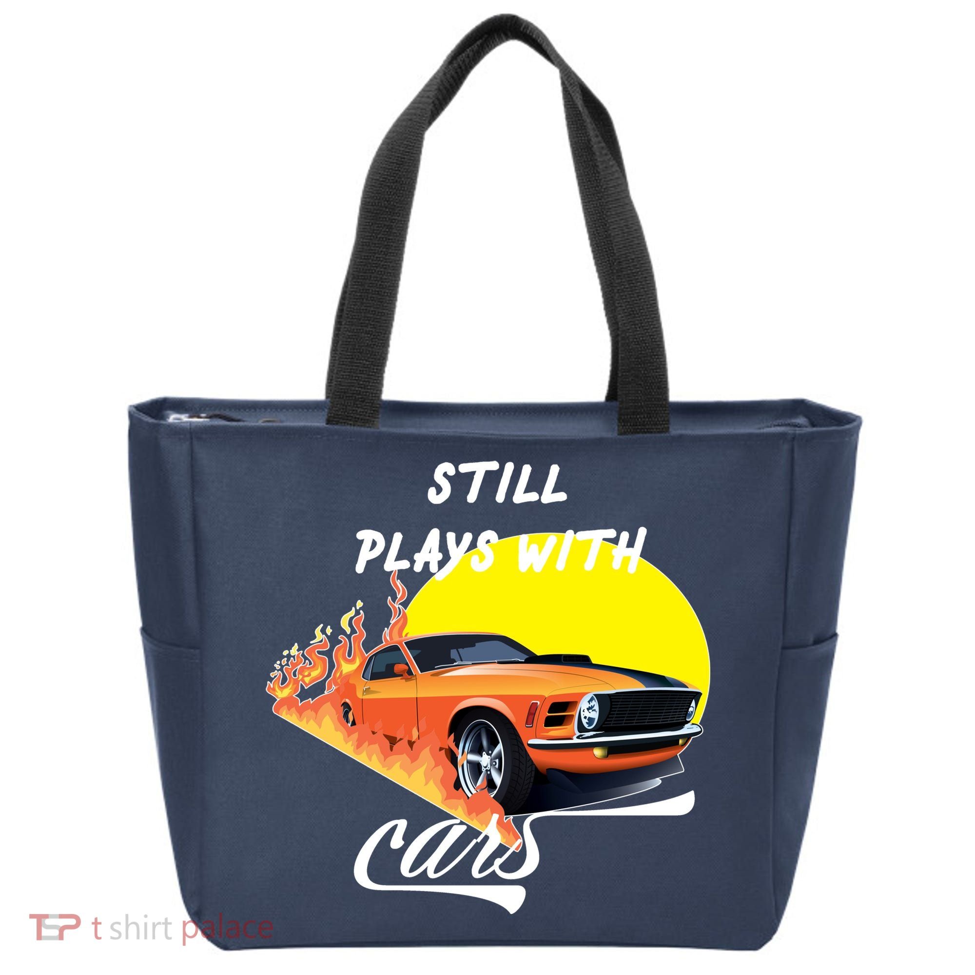 Still Plays With Cars Matching Family Tote Bag