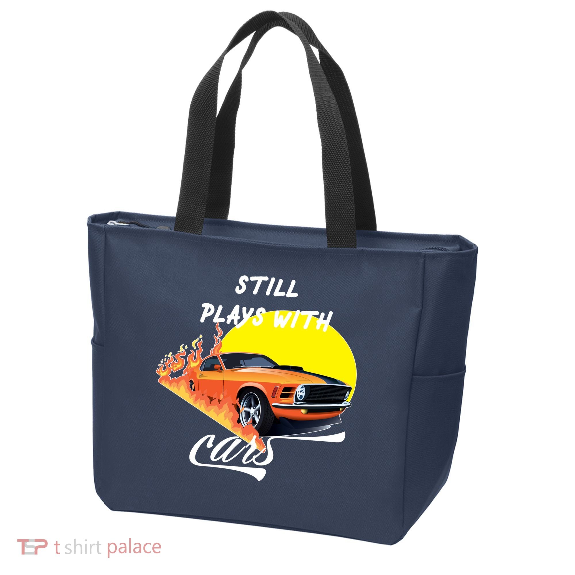 Still Plays With Cars Matching Family Tote Bag