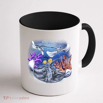 Stingrays Coffee Mug back