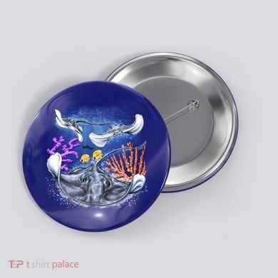 Stingrays Button