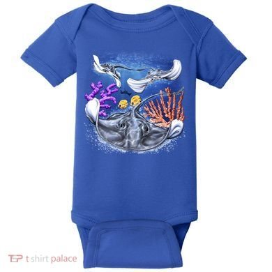 Stingrays Baby Bodysuit