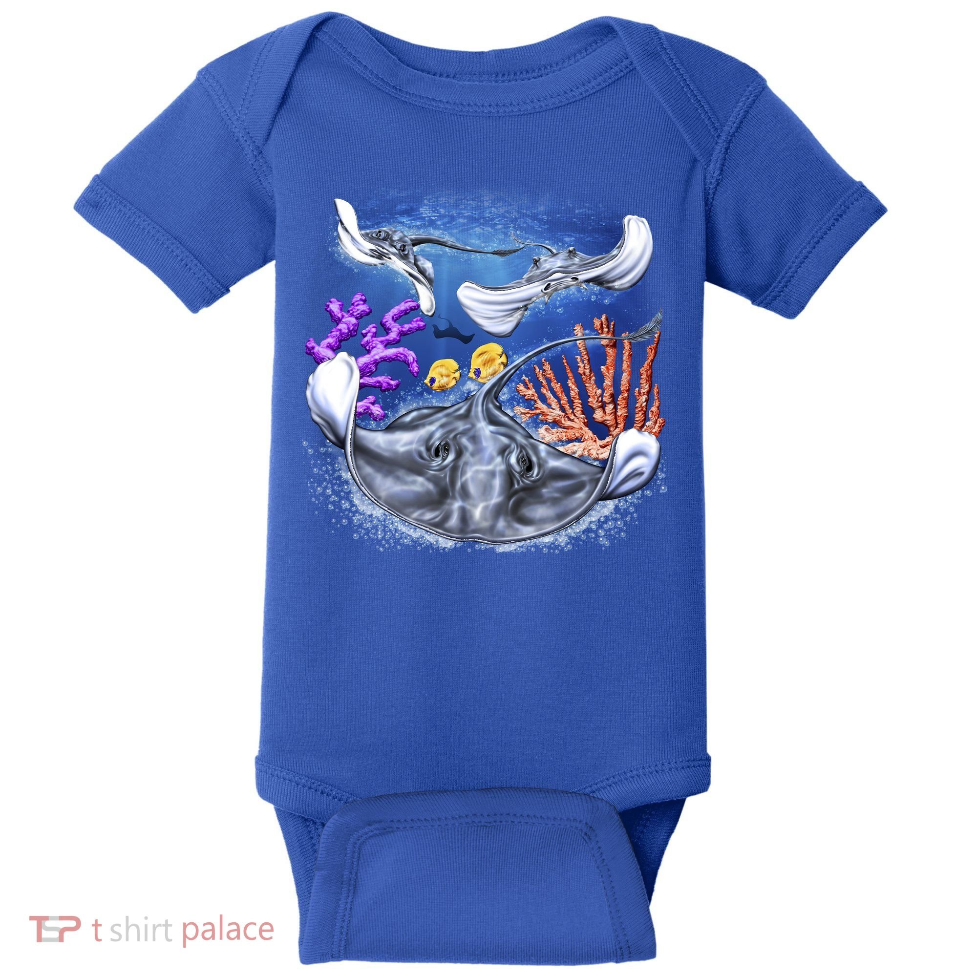 Stingrays Baby Bodysuit