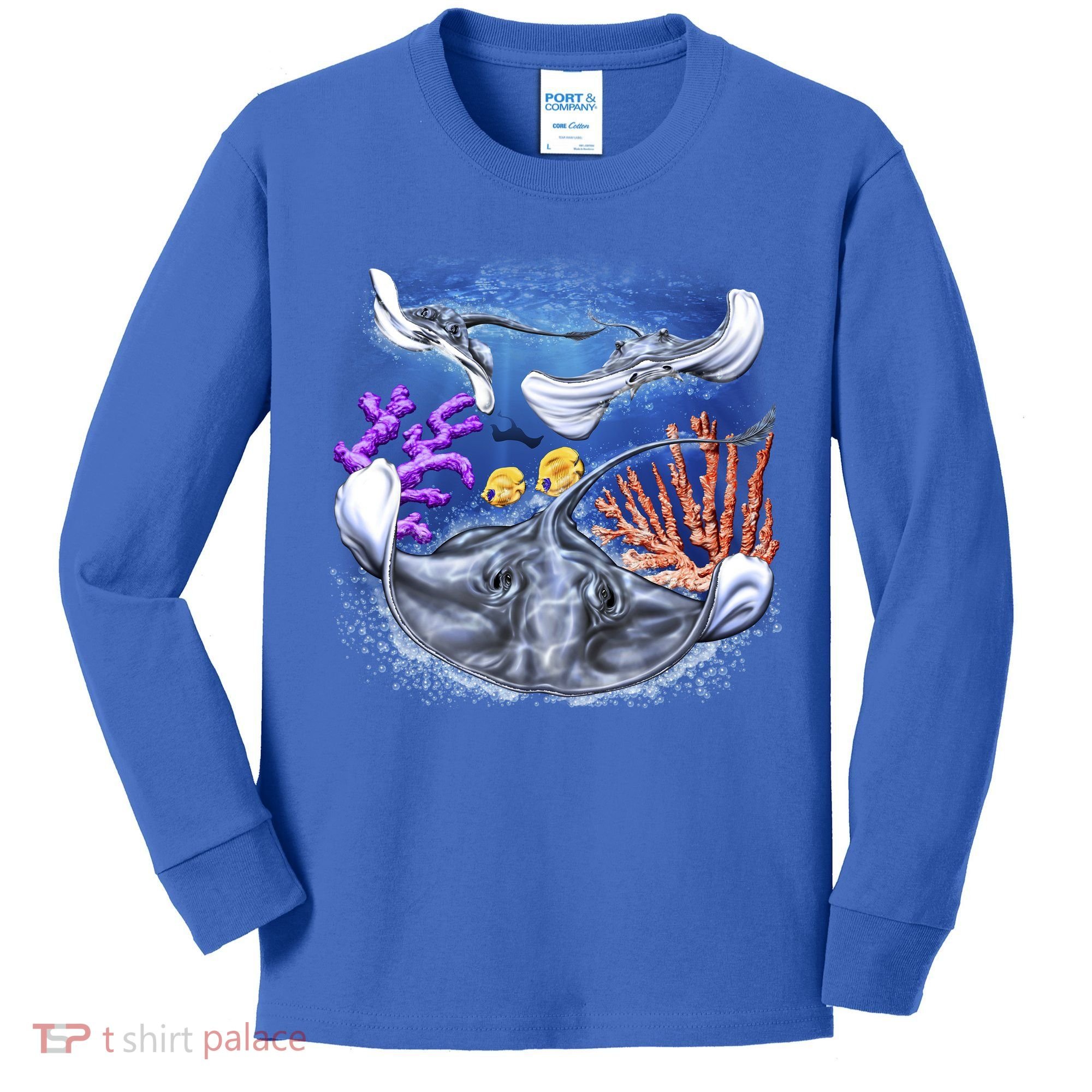 Stingrays Kids Long Sleeve Shirt