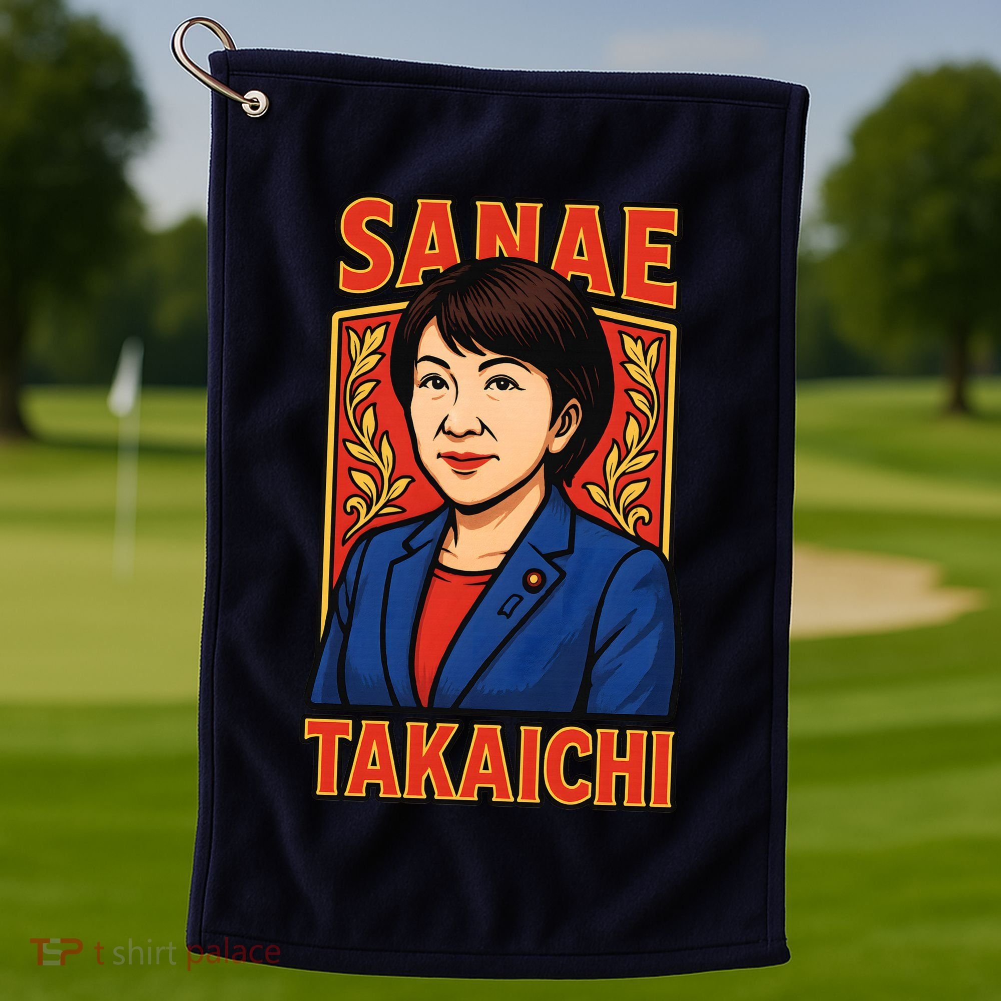Sanae Takaichi Japanese Politician Golf Towel