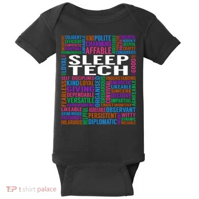 Sleep Tech Job Baby Bodysuit