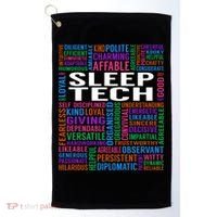 Sleep Tech Job Golf Towel thumb 0