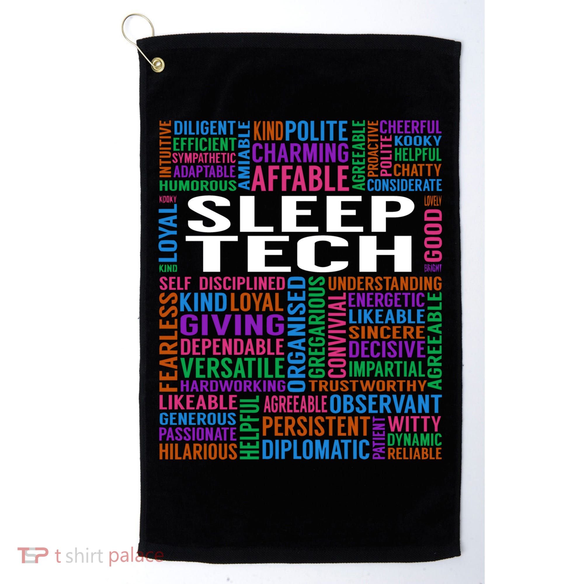Sleep Tech Job Golf Towel