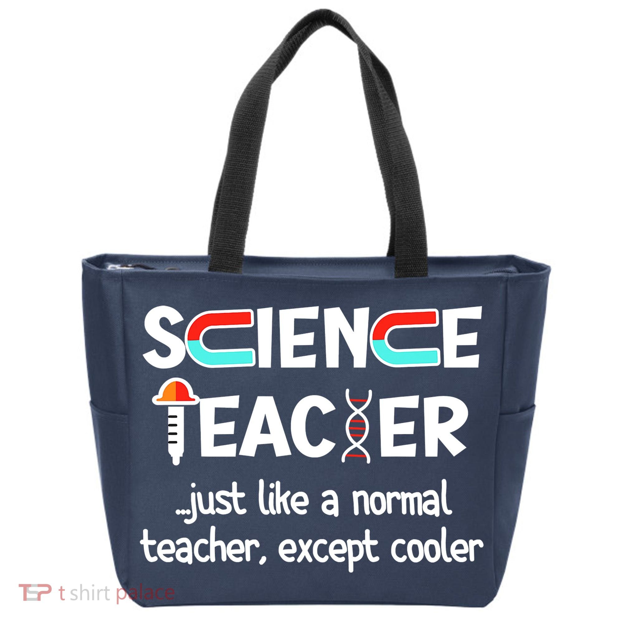 Science Teacher Just Like A Normal Teacher Funny Tote Bag