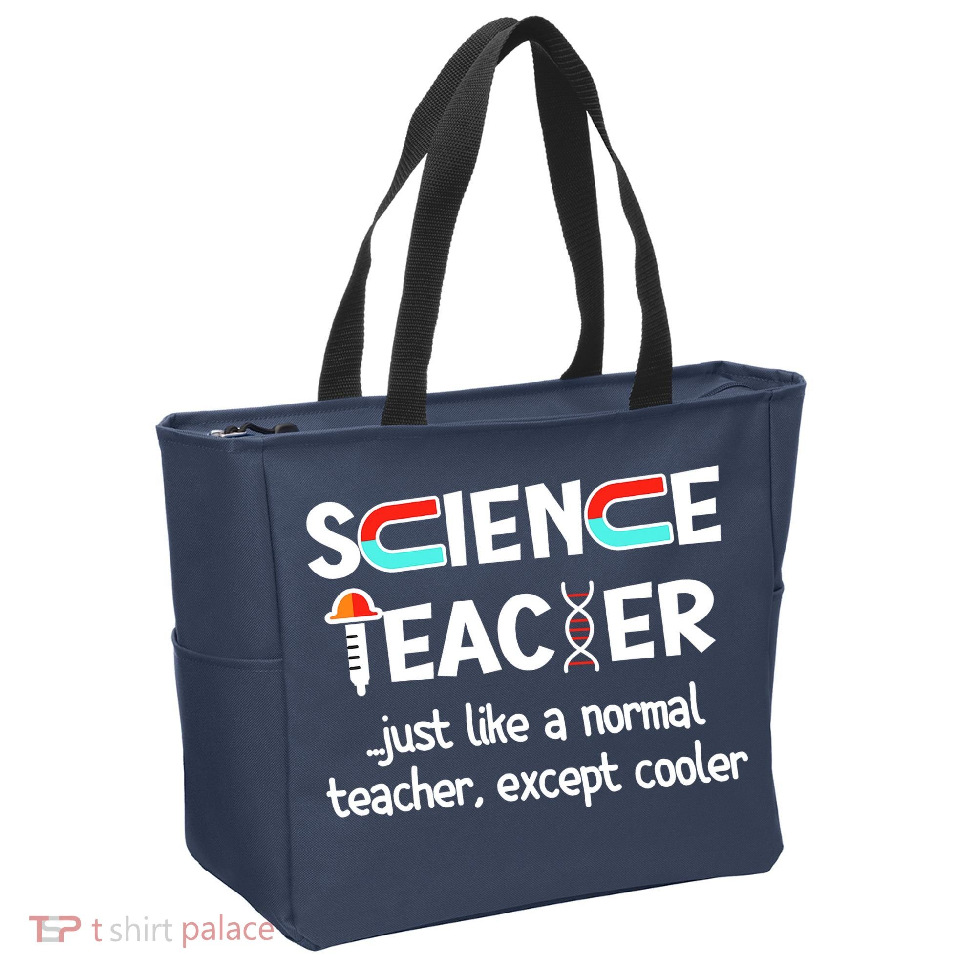 Science Teacher Just Like A Normal Teacher Funny Tote Bag