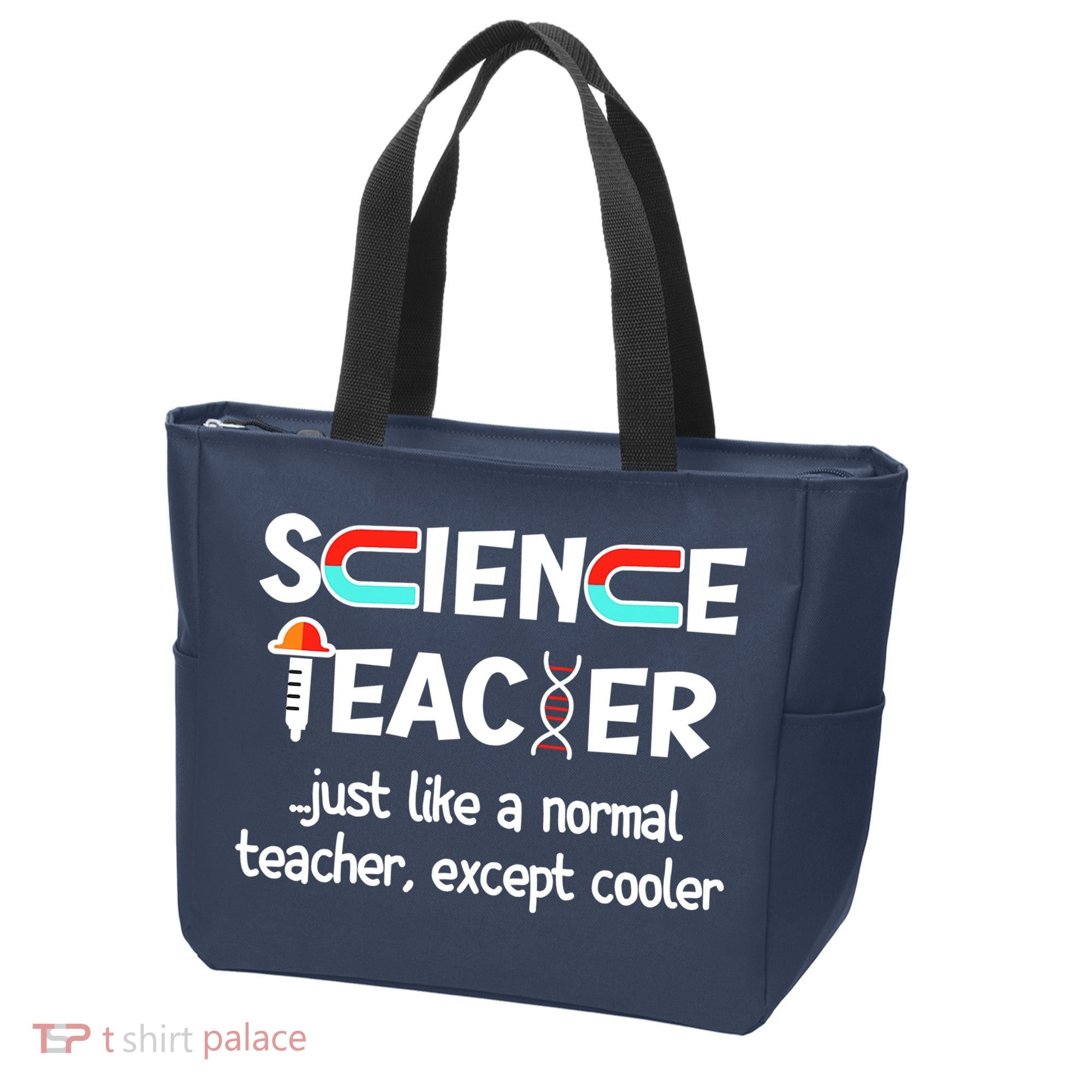 Science Teacher Just Like A Normal Teacher Funny Tote Bag
