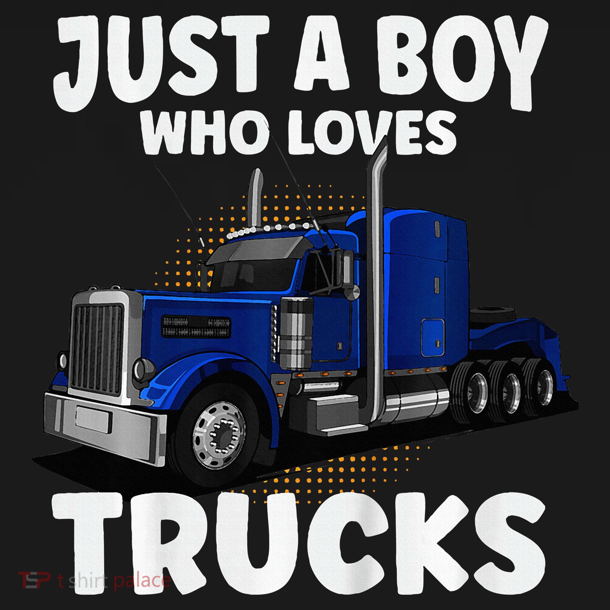 Semi Truck Just A Who Loves Trucks Cool Truck Women's Tank Top