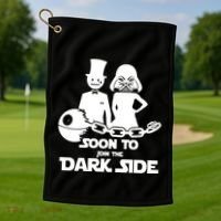 Soon To Join The Dark Side Golf Towel thumb 1