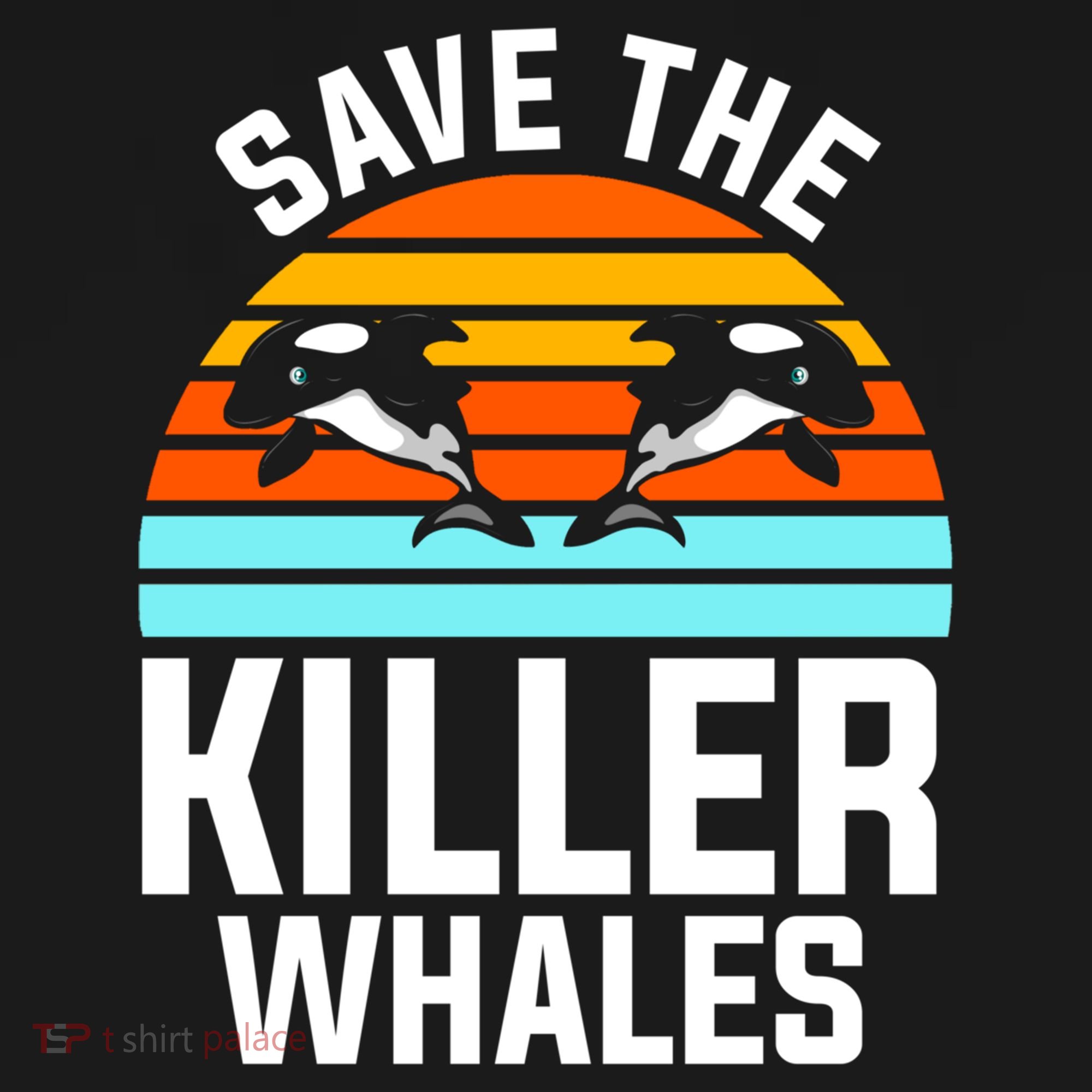 Save The Killer Whales Orca Gift Pajama Set